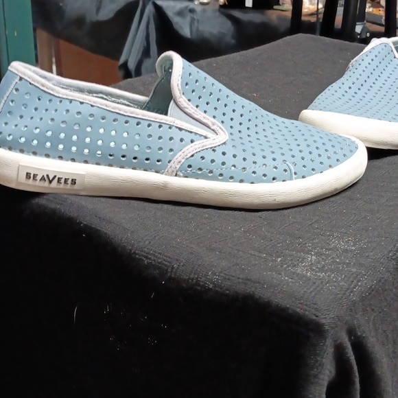 Men's SeaVees light blue slip on top-sider - Picture 2 of 4